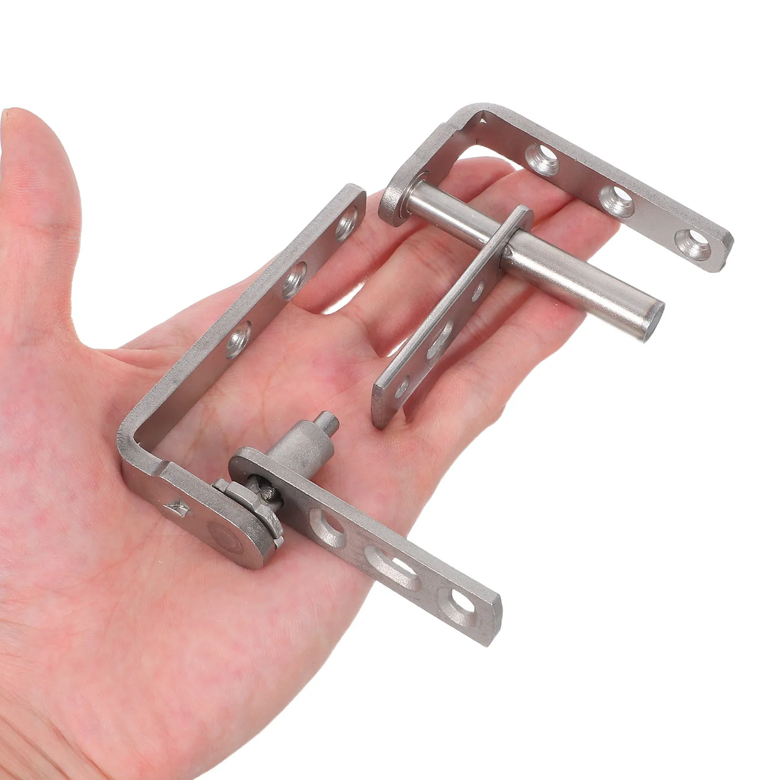 

2pcs Heavy Duty Stainless Steel Self-Closing Swinging Door Hinges For Saloon Louvre Doors Gravity Hardware Replacement Dual