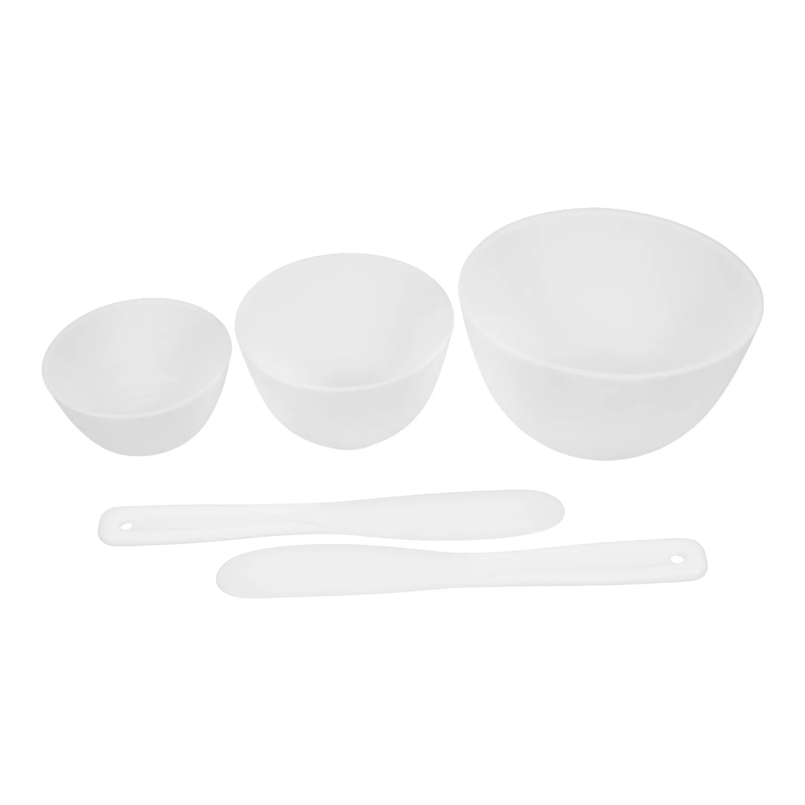 1 set maschera facciale ciotola di miscelazione silicone durevole maschera fai da te accessori salone ciotola di bellezza strumento contenitore di miscelazione applicatore