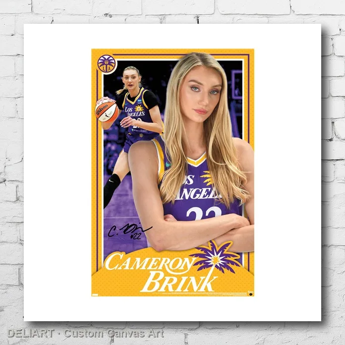 

LOS ANGELES SPARKS - CAMERON BRINK Canvas Poster Custom Size Available Room Decoration Home Decor Wall Art