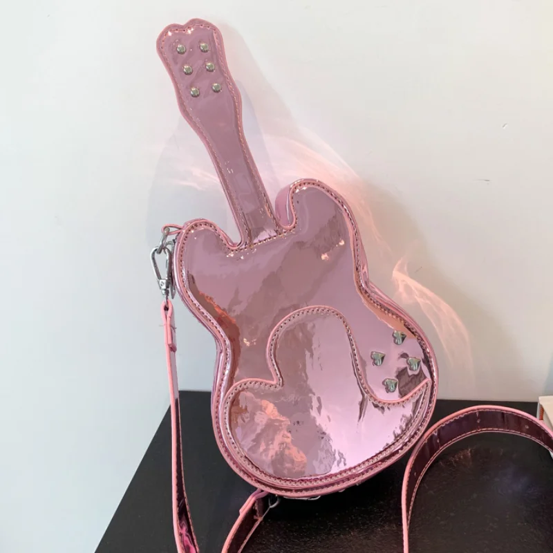 

Unique Design Bags for Women 2023 Patent Leather Crossbody Bag High Quality Party Fashion Cute Funny Mirror Shoulder Bag Woman