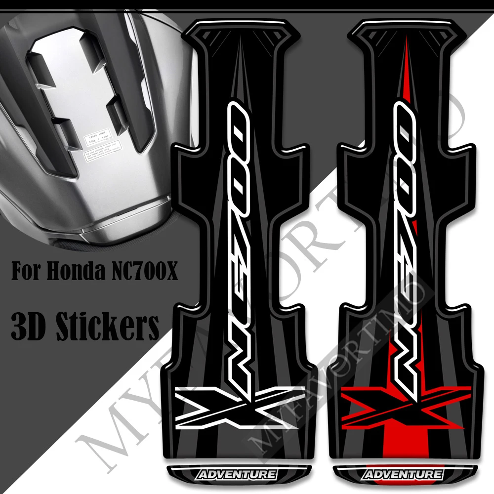 Per Honda NC700 NC700X Moto Rilievo del Carro Armato Gas Olio Combustibile Kit Ginocchio Parafango Carenatura Casco Protezione Adesivi Decalcomanie