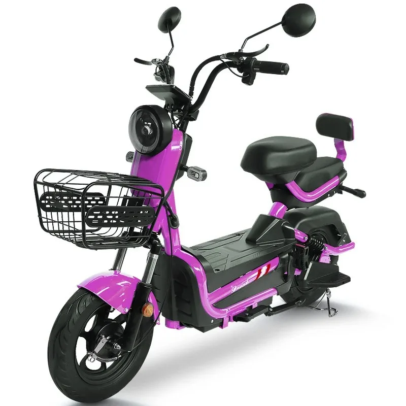 

1000W 72V 20Ah Electric Scooter Bike, High Power 2 Wheel City Electric Bicycle,Long Range Electric Motorcycle Adults with Basket