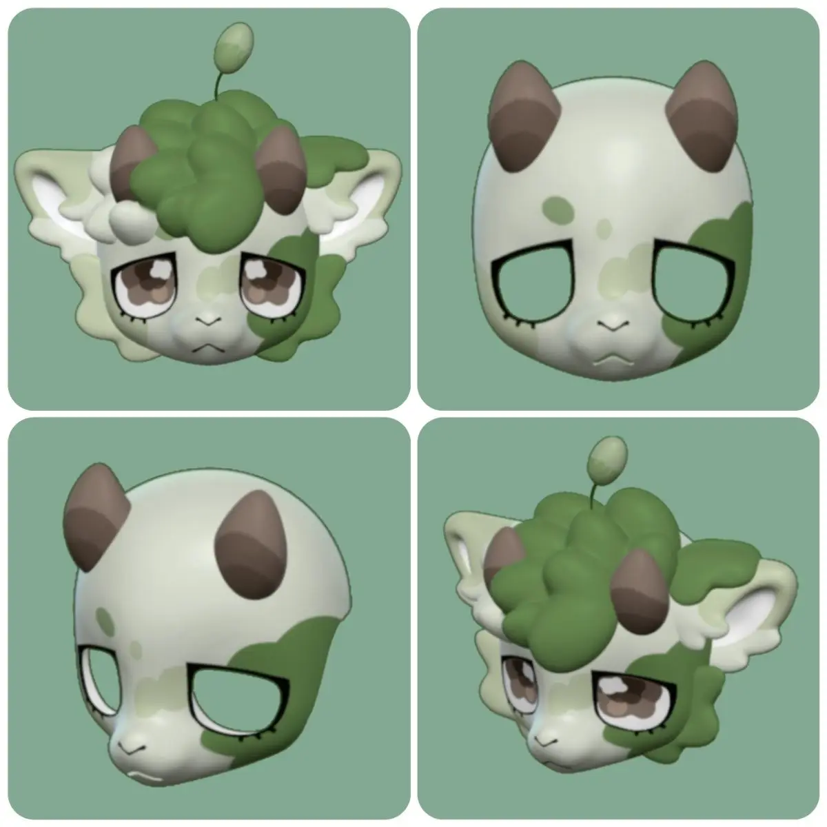 

Kemono Short Snout Base Mask Fursuit Resin Kig Serie Beast Костюм Череп Furuit Костюм PLA Печатный Череп DIY Аксессуары