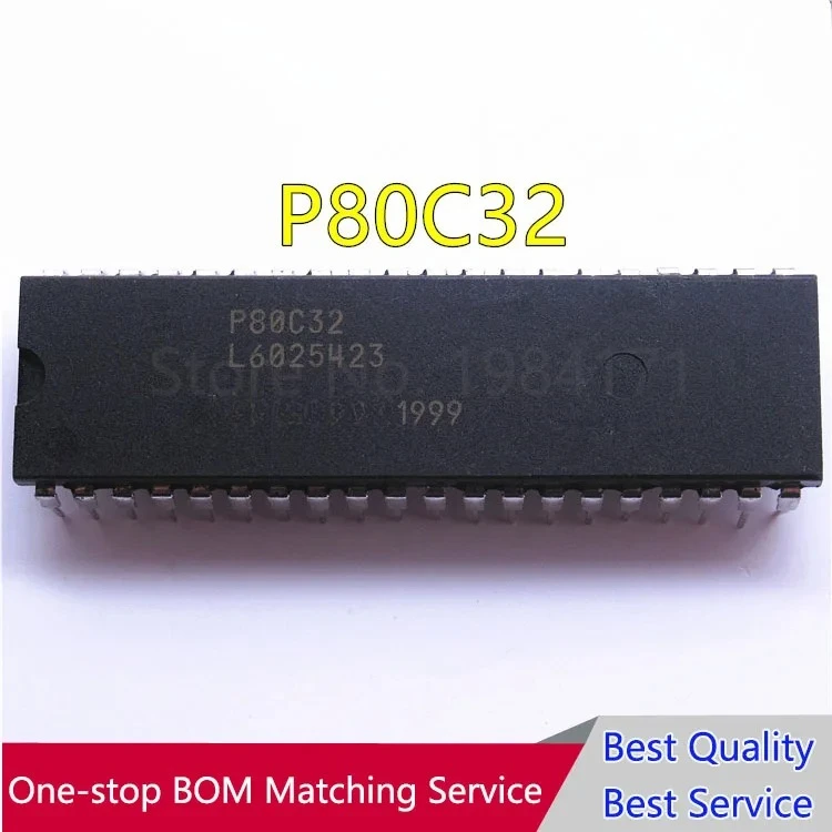 15Pcs P80C32 80C32  DIP-40 High quality