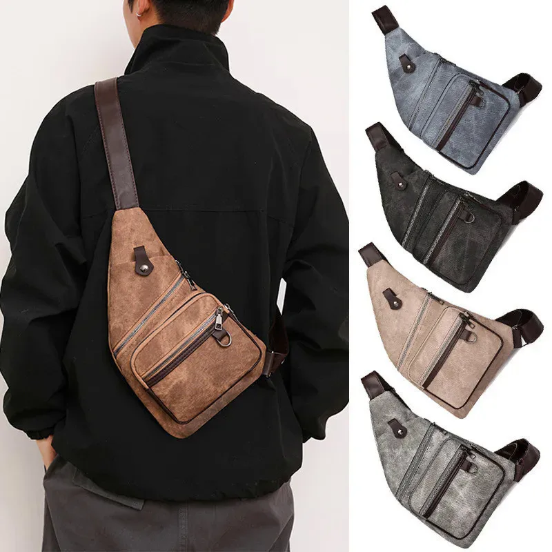 

Men Woman's Chest Bag Big Pocket