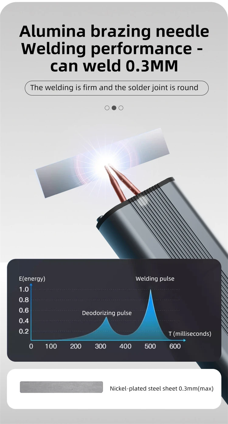 Upgraded 11 Gears Battery Spot Welder Adjustable Mini Portable Handheld Digital Display Spot Welding Machine Automatic Manual