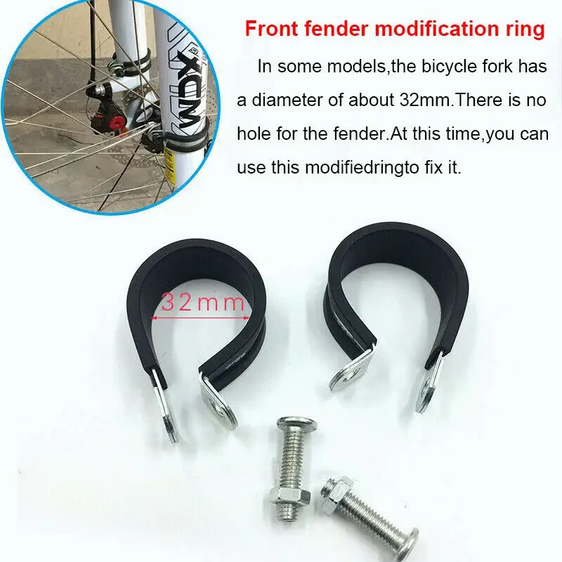 FMFXTR 700C Bicycle Fenders Set 26/27.5/29\'\' MTB Bike Mudguard Front and Rear Lightweight Long Mud Guard Mountain Cycling Parts