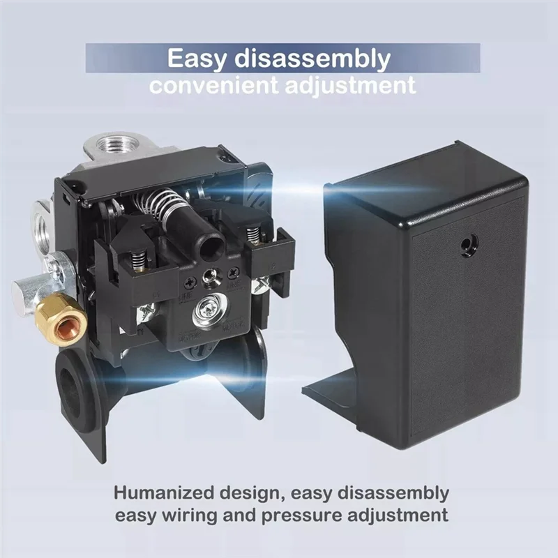 

A77Q-23474570 Реле давления с разгрузчиком и рычагом включения/выключения для компрессора Ingersoll Rand