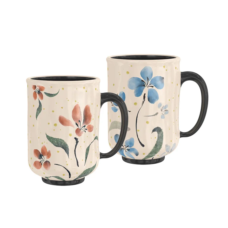 

Vintage small-capacity ceramic cup, home gift Valentine's Day gift set.