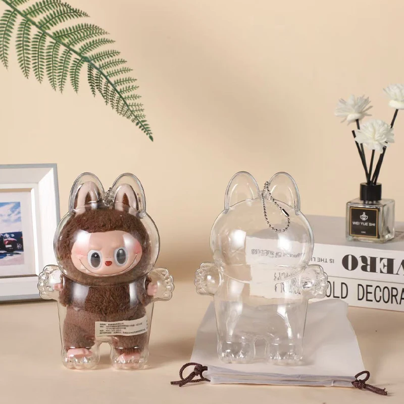 غطاء شفاف من Bubble Mart LABBUBU Lab Generation قناع واقٍ شفاف لحفلات الجلوس #3