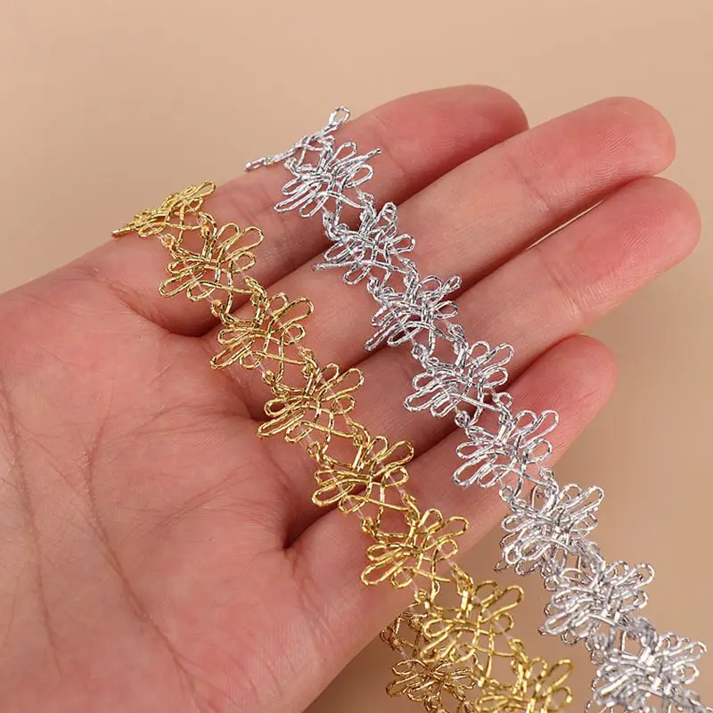 5Meter/16,4 Kaki Setiap Pak Sabuk Renda Baru Aksesori Pakaian DIY Tirai Kain Renda Pakaian Renda Ruyi Renda Dua Sisi