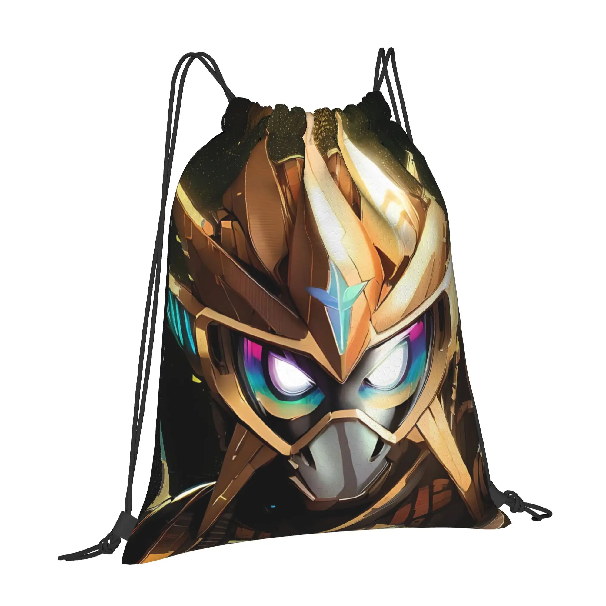 bag Pouch Kamen rider Ex Aid Hyper Muteki AI version  Drawstring Bags Gym Pouch Print Backpack Boy Girls School Shoe Bag