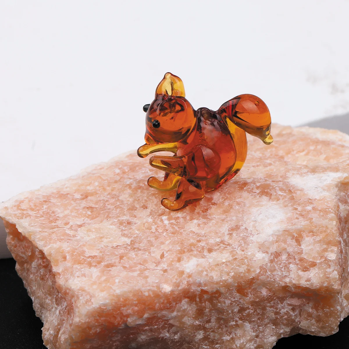 4/9pcs Squirrel Shaped Glass Beads 12*20mm Loose Beads For DIY Bracelet Necklace Hair Accessories Craft Making