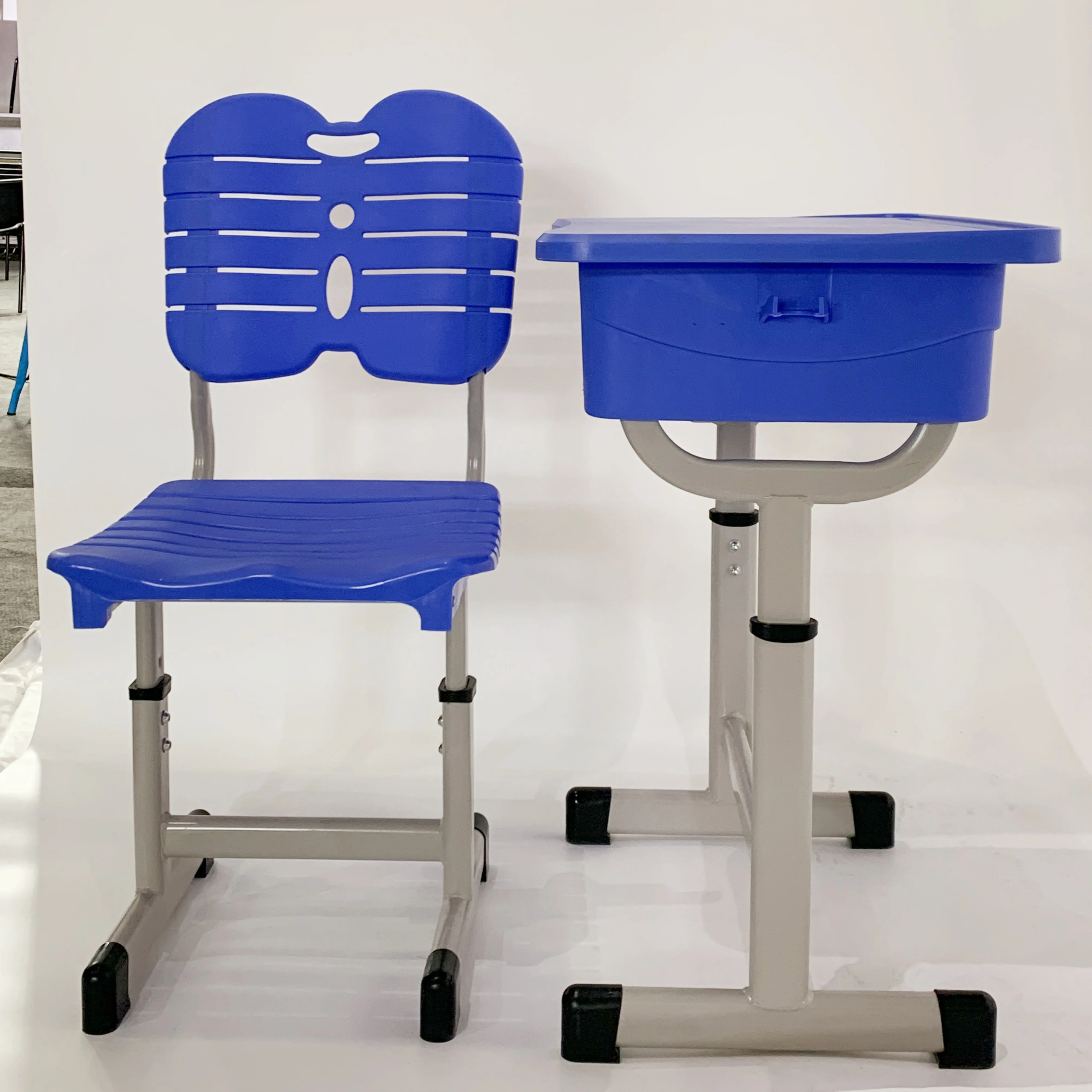 Ergonomic Children Classroom Learning Furniture Study Chair And Table Sets for School Furniture