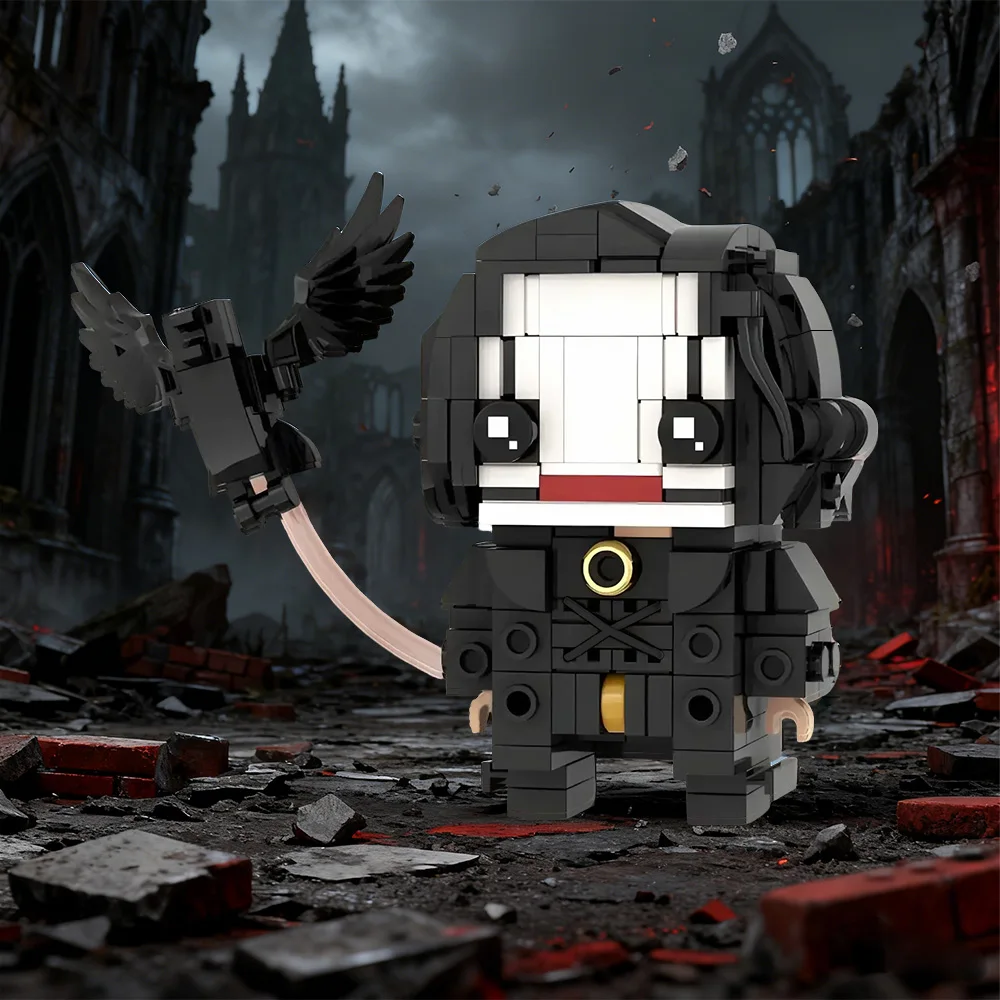 Gobricks MOC Eric Draven - El Cuervo, Bloques de Construcción, Modelo de la Película El Cuervo, Figuras de Acción de Eric Draven, Ladrillos de Ensamblaje, Juguetes, Regalos