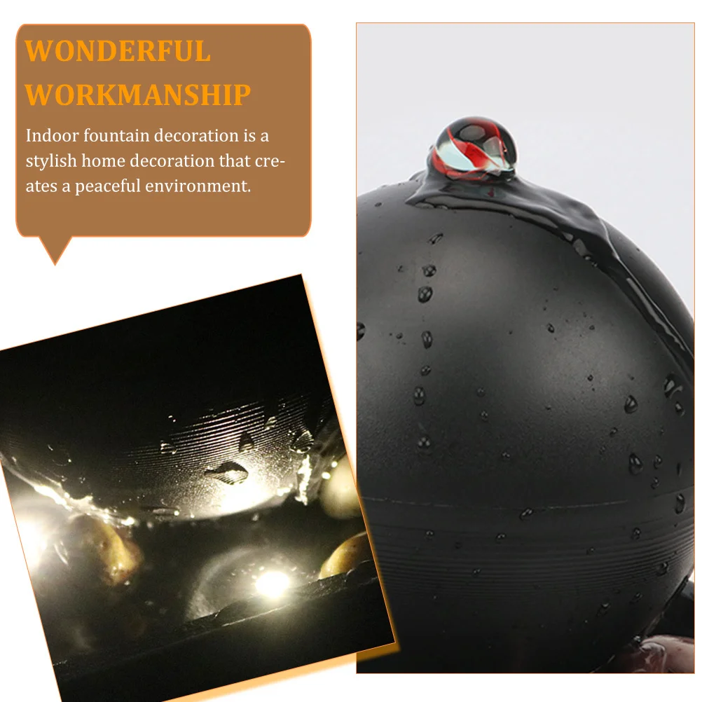 

1Set Creative Indoor Tabletop Fountain Desktop Waterfall Ornament Home Office Water Fountain Decor Water Fountains Indoor