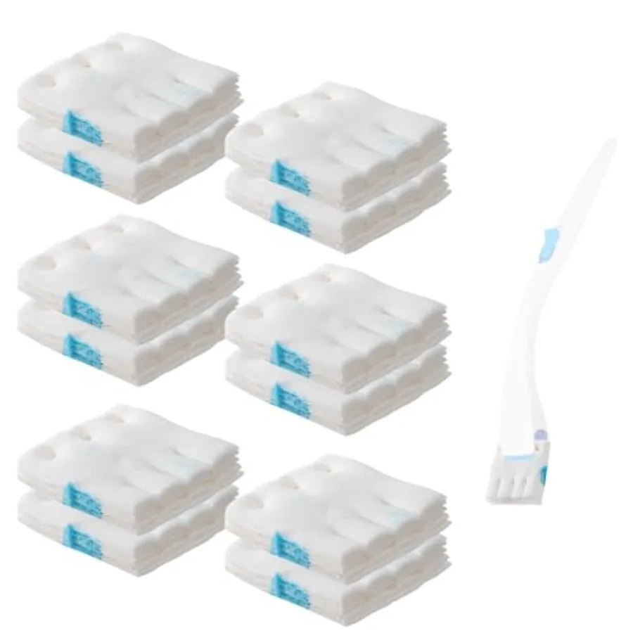 12 Pack Flushable Refills Compatible with Scrubbing Bubbles Toilet Bowl Brush, Disposable Cleaner Refills Pads for Scrubbing Bu