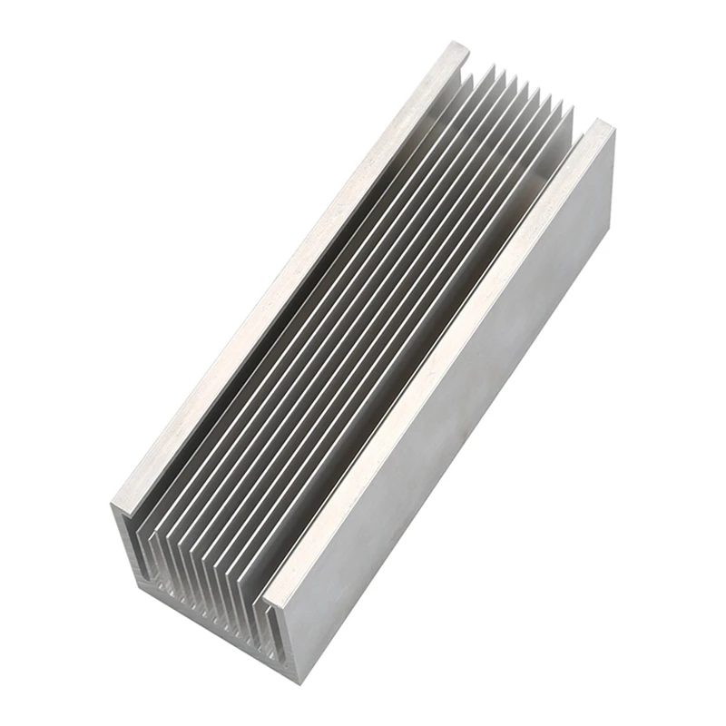 1 PCS Radiator Dense 14 Tooth Heat Sink As Shown Aluminum For Power Amplifier Heater Computer Water Cooling System