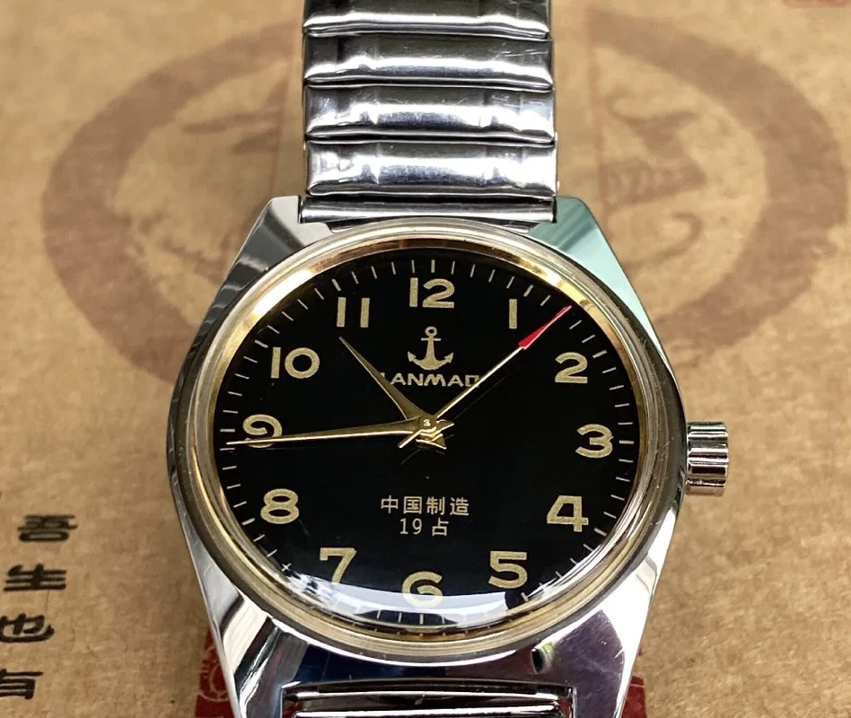 Domestic old-fashioned 7120 manual winding mechanical watch, accurate, stainless steel watch diameter about 36 brand new watch view 2