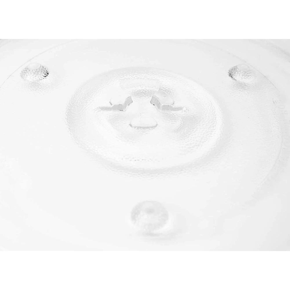 10.5 Polegada placa de microondas de reposição prato de microondas durável universal placa giratória placas de vidro placa de substituição redonda