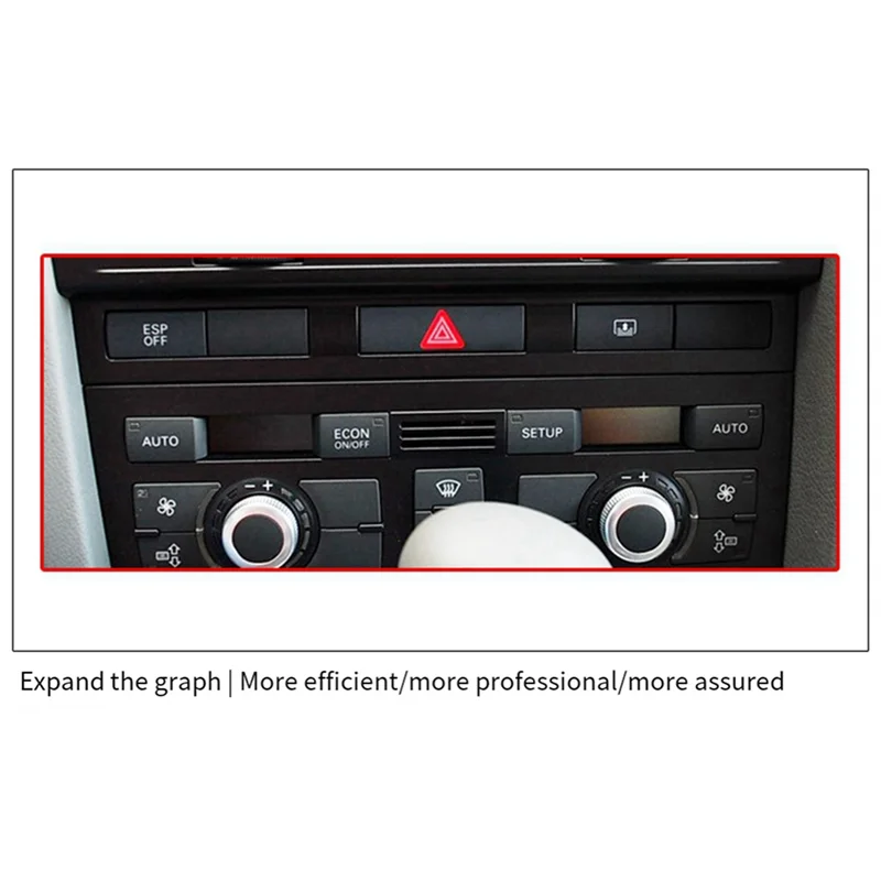 

Well 4 шт./компл. автомобильный кондиционер, панель управления компьютером, крышка переключателя для A6 C6 S6 Avant 2005-2011 4F1820043