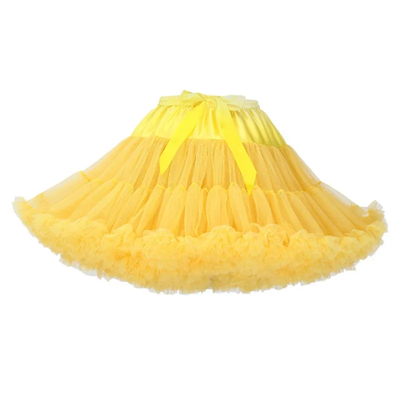 Puffy Short Girls Underskirt Cosplay Party Short Dress Petticoat Lolita Petticoats Ballet Tutu Skirts Rockabilly Women Crinoline