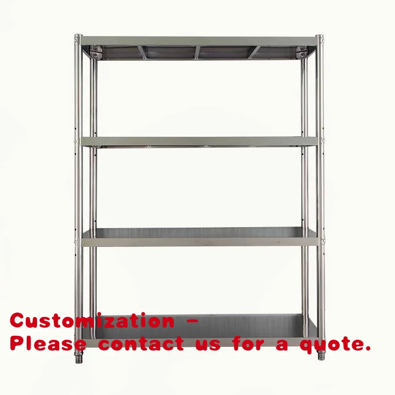 

Customize.Factory Commercial Kitchen 304 Stainless Steel Floor-standing Storage Racks Home Use