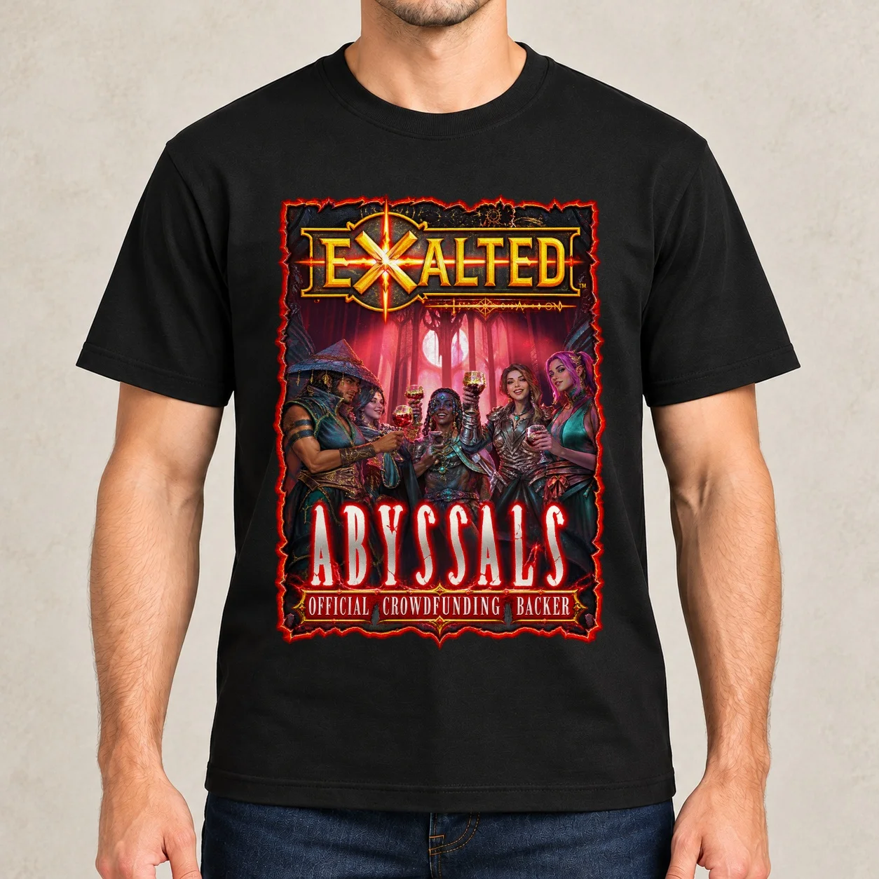 Abyssals Backers Classic T-Shirt anime t shirts oversize t shirts for man slim fit man t shirts for men T-Shirt