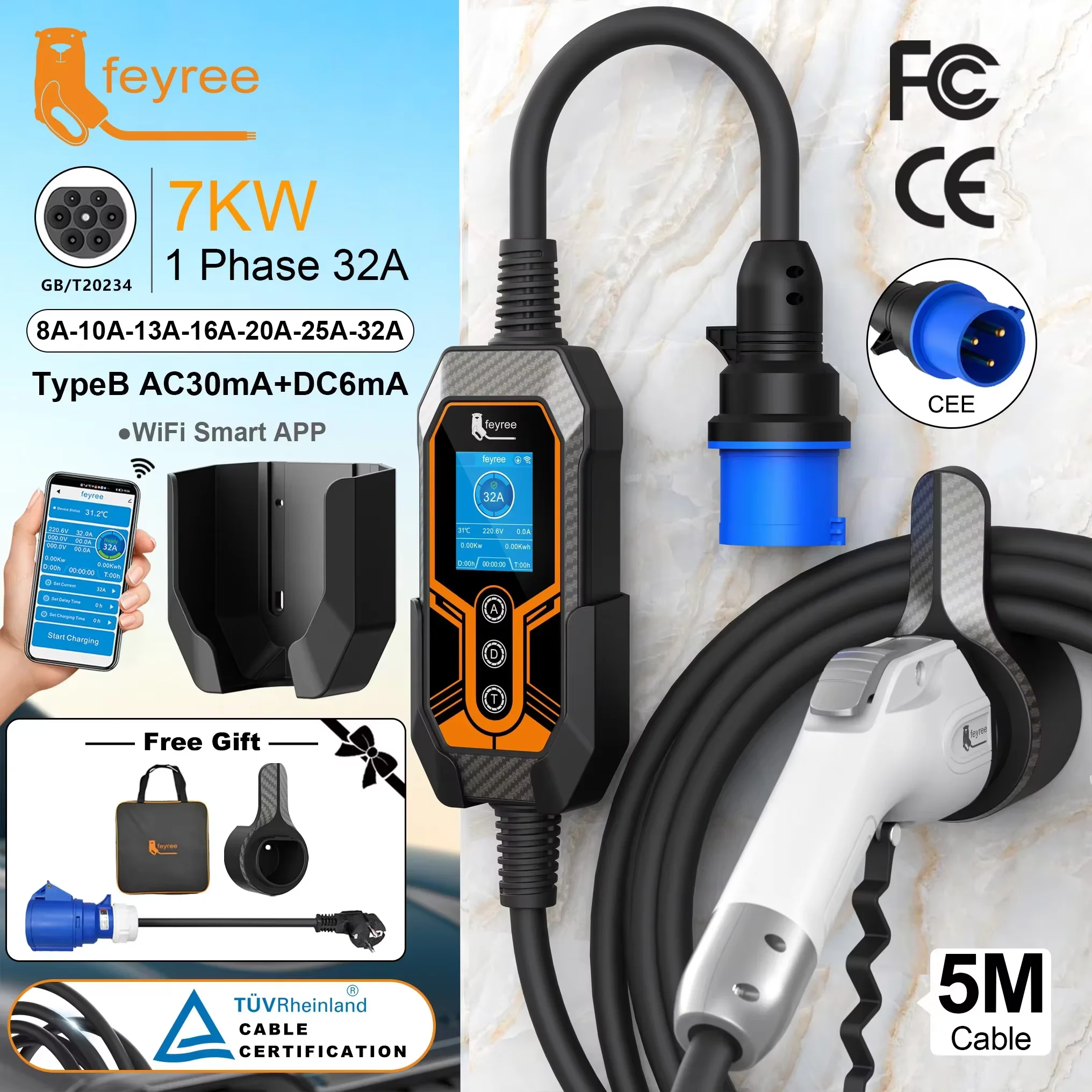 feyree EV Şarj Cihazı Tip2 / T - Smart Home Box incelemesi ve fiyatı