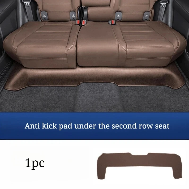 

Rear Under-Seat Leather Anti-Kick Mat Fit for 2023-2026 Honda CR-V/Avancier - Interior Protective Pad