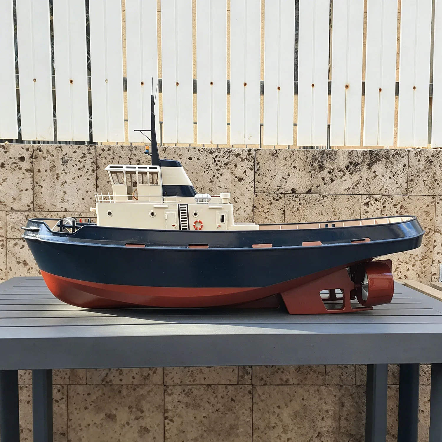 Remote Control Boat 120cm High-precision 3D Printed Remote Controlled Boat Dual-power Design RC Ships Large Kit Model Ship Toy