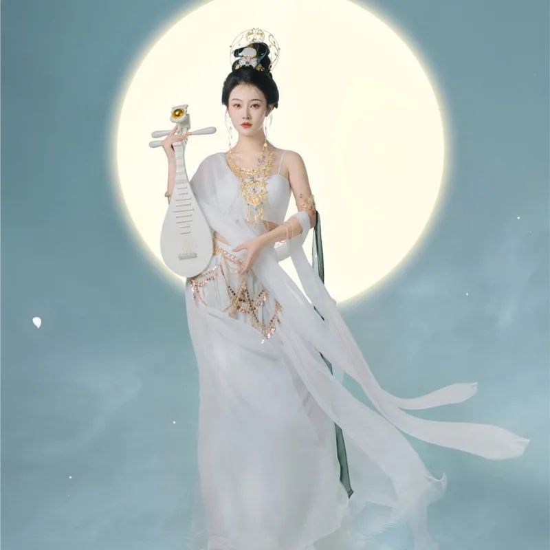 فستان نسائي على الطراز الوطني خصائص أداء الرقص صور ملابس الكبار الغريبة