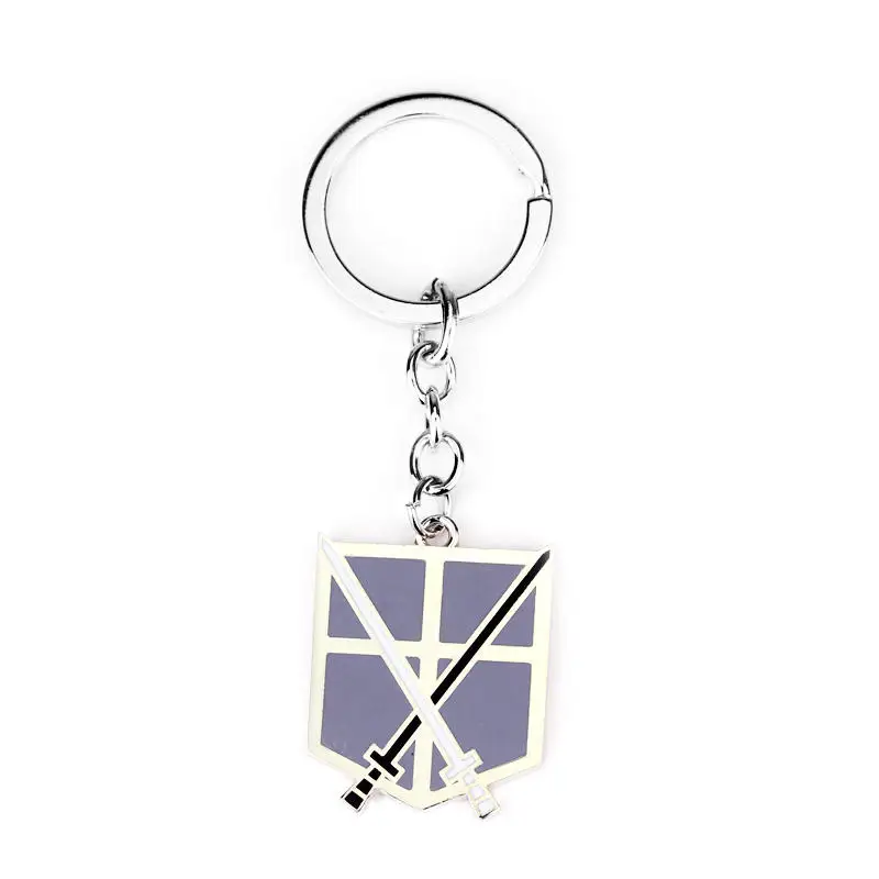 سلسلة مفاتيح أنيمي هجوم على تيتان للنساء والرجال ، أجنحة استكشاف الحرية فيجن كوسبلاي ، حلقة مفاتيح بدلاية مراوح ، حقيبة ظهر هدية مجوهرات