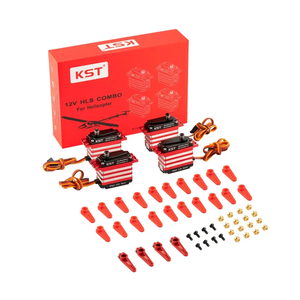 

KST HLS3008-12 HLS1535-12 Комбинированный набор 12 В HLS Комбинированные бесщеточные сервоприводы для электрического вертолета класса 700–800