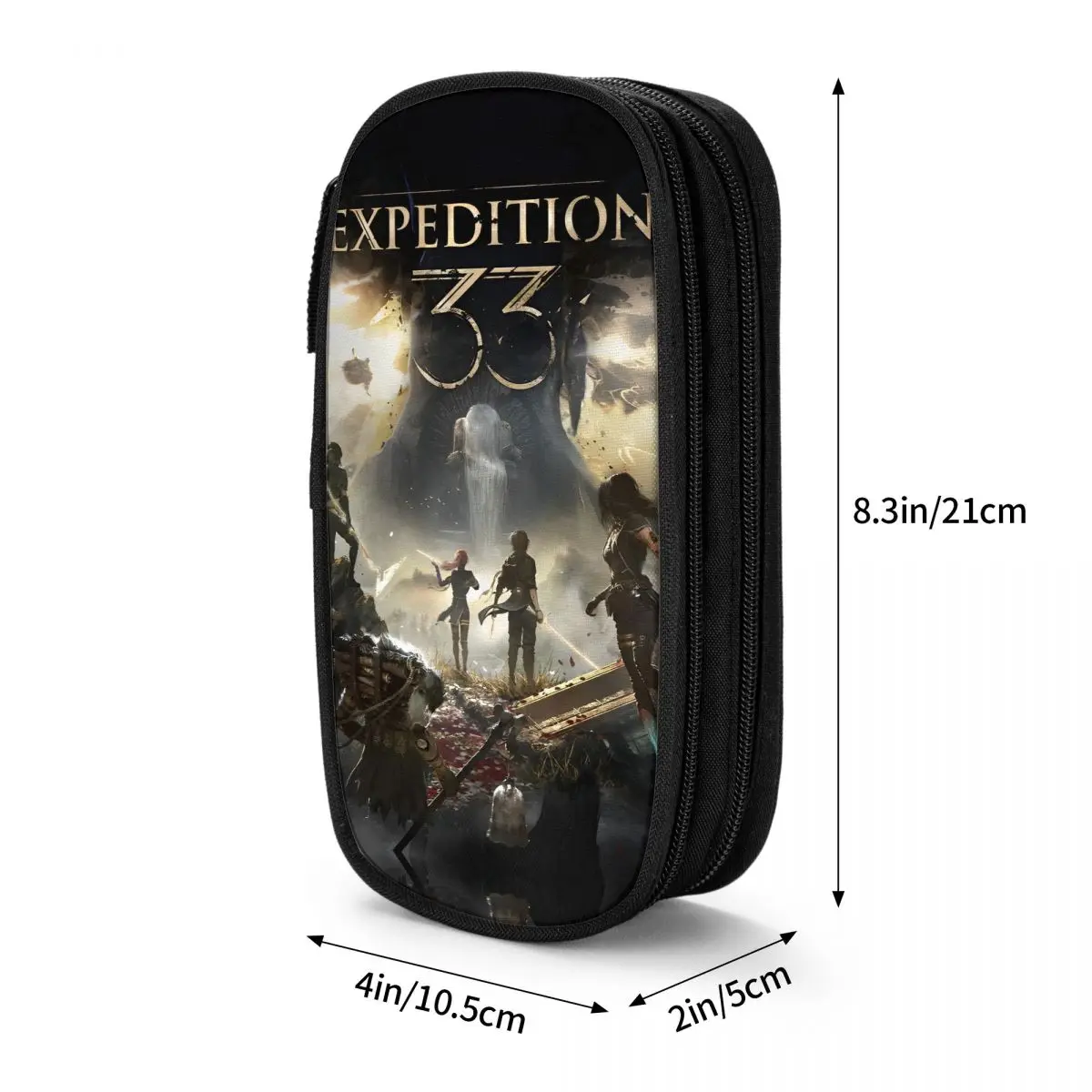 كلير سبكور إكسبيديشن 33 لعبة مقلمة مقلمة القلم للفتيات الفتيان سعة كبيرة حقيبة اللوازم المدرسية سستة القرطاسية