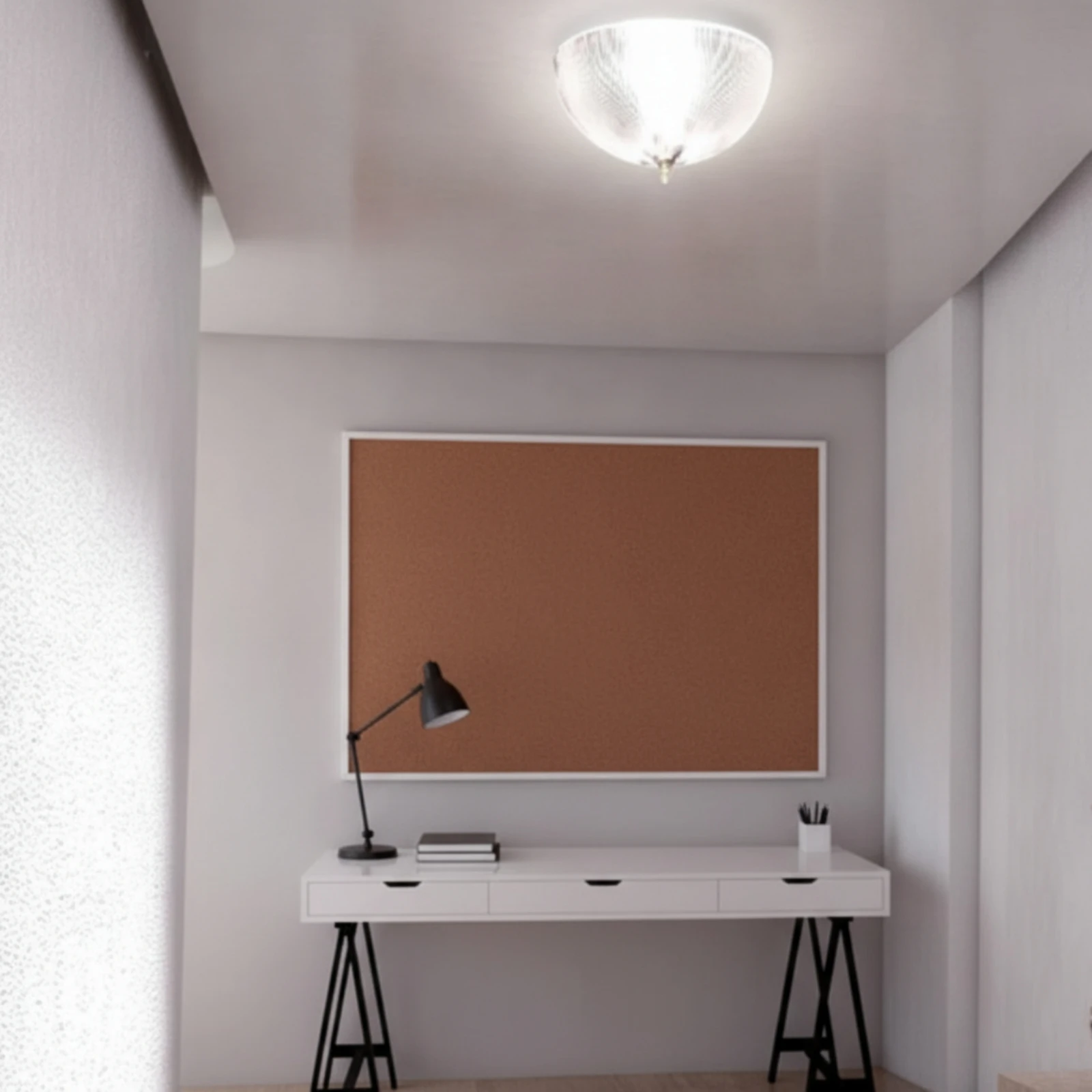Acrylic Lampshade Multi-Use Pleated Light Shade Bowl Lamp Cover Easy Installation Attach-on Lampshade for Bedroom, Study Room