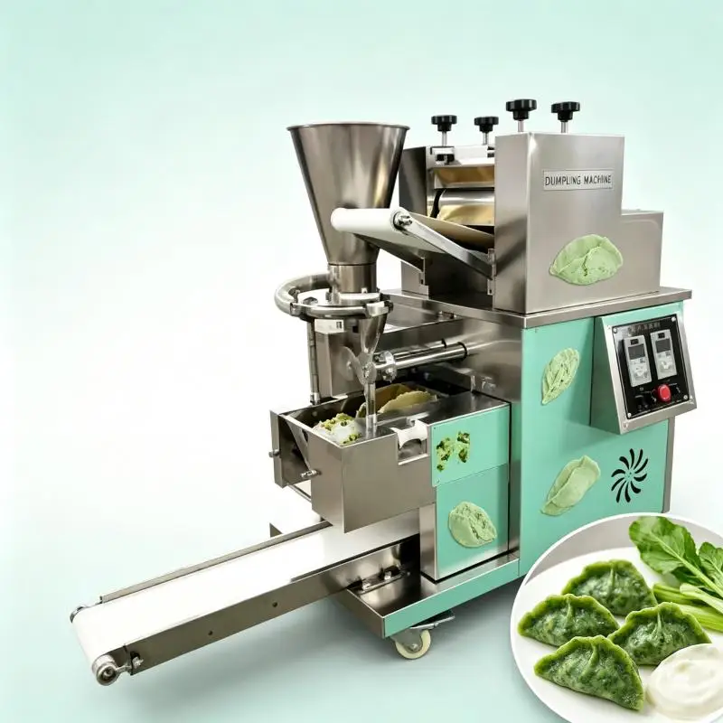 Automatic Dumpling Maker Commercial Dough Sheet Filling Wrapping Forming Machine for Restaurant Food Production Lines