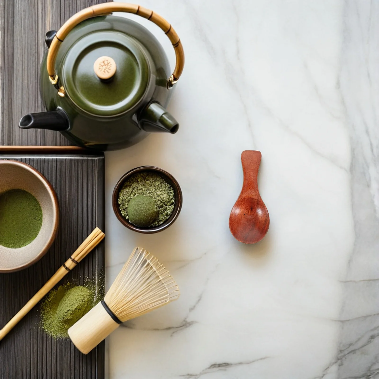 

8Pcs Small Wooden Spoons Natural Solid Wood Coffee Stirring Spoons Dessert Ice Cream Tea Powder Scoop Japanese Minimalist