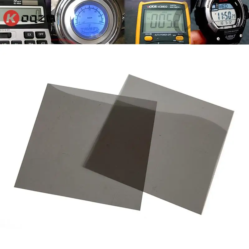 10 Inch Polarizing Horizontal Polarizer Film Universal Film Watch Multimeter Calculator LCD Display Repair Film Tools