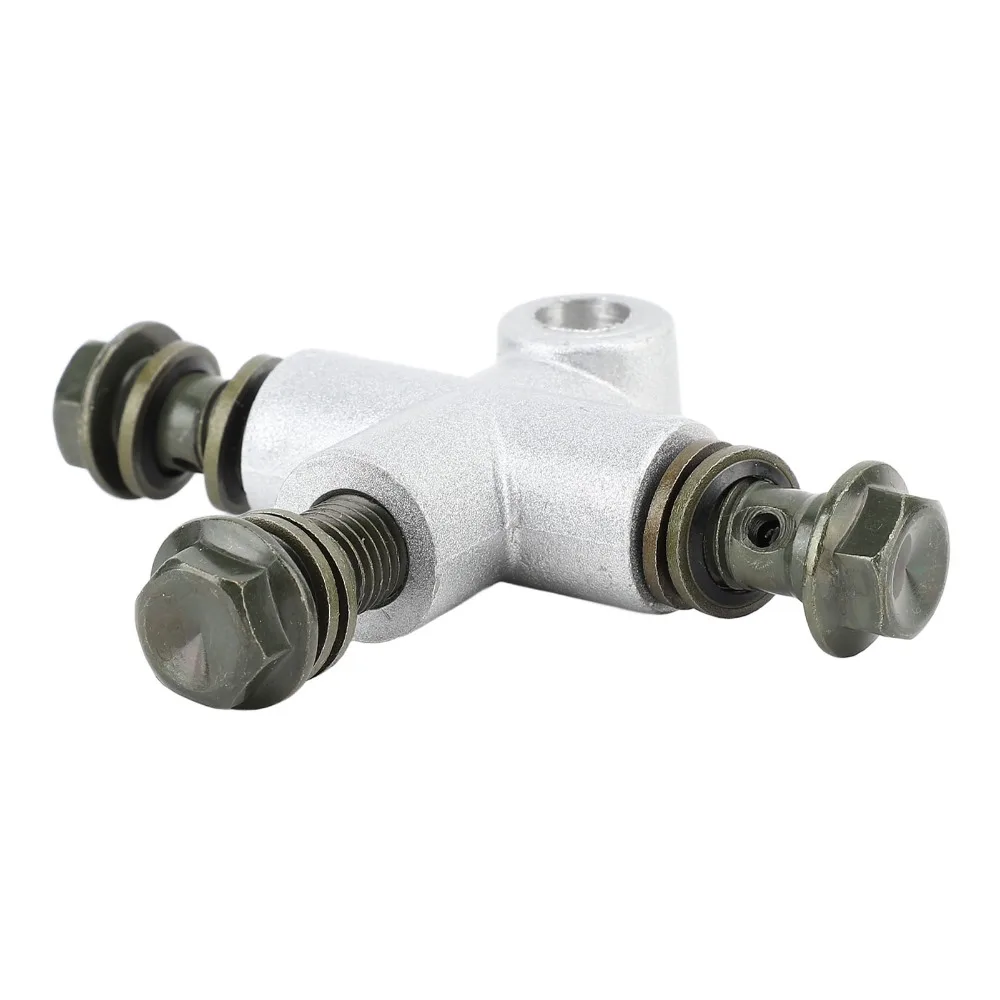 Durable M10 Banjo Bolt Hydraulic Brake Adapter Fuel Line Coupling 3 Way Banjo Adapter Brake Oil Hose Fitting For Motorcycle