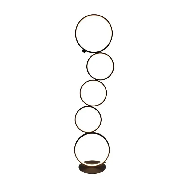 

Nordic Creative Affordable Luxury Five-ring Line Touch Switch Floor Lamp Art Simple Atmosphere Sense Eye Protection LED Lamp