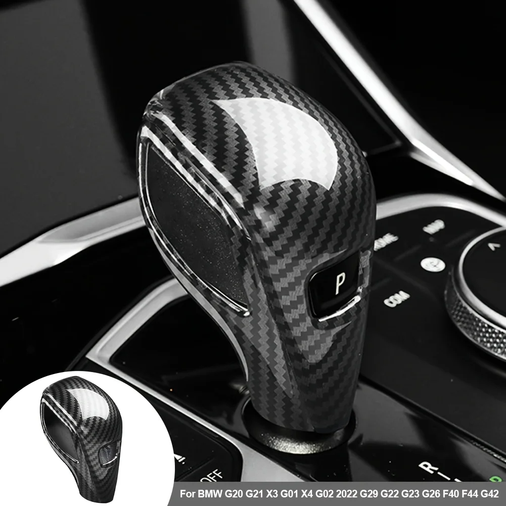 

Car Gear Shift Knob Cover For BMW G20 G21 X3 G01 X4 G02 G29 G22 G23 G26 F40 F44 G42 Shift Decoration Sticker Gear Shift Collars