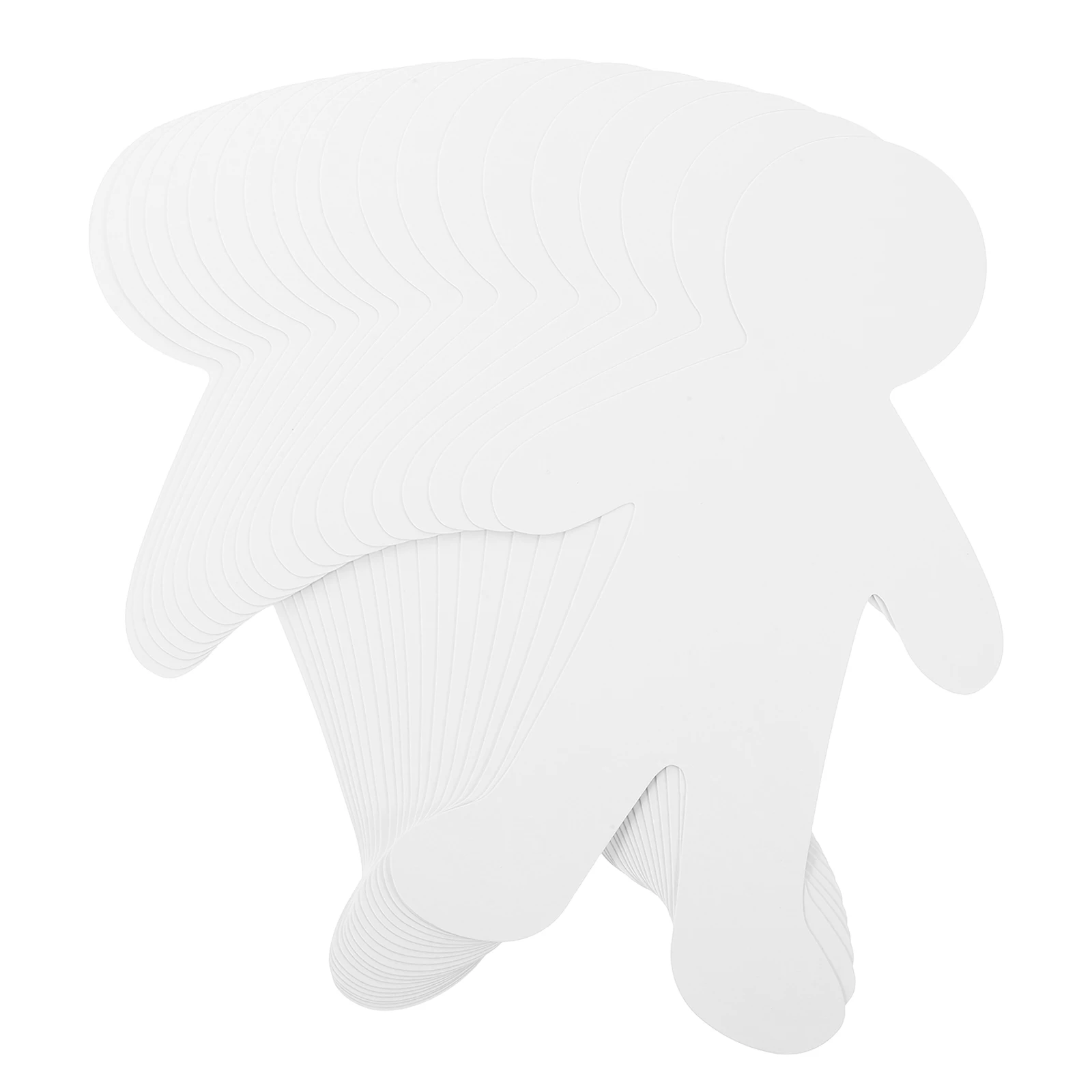 

20 Pcs People Cutouts White Construction Paper Outline Figures Kids Drawing Stencils For Kids DIY Crafts Art Projects
