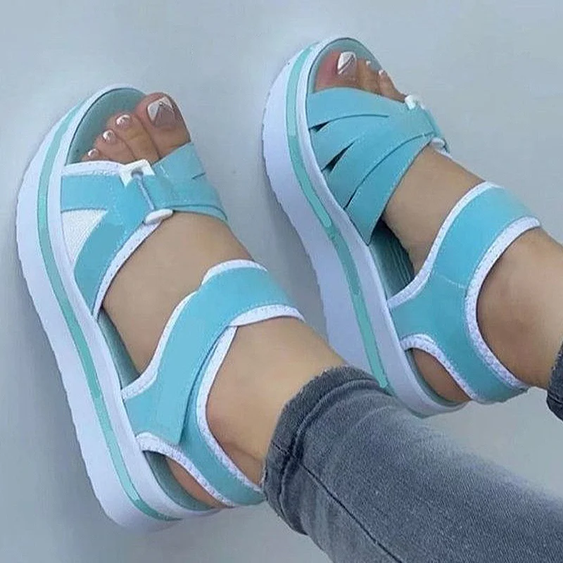Zapatos de Mujer, Sandalias de Moda, Sandalias de Plataforma, Sandalias Transpirables para Mujer, Alpargatas, Huaraches, Calzado Femenino, Sandalias para Mujer