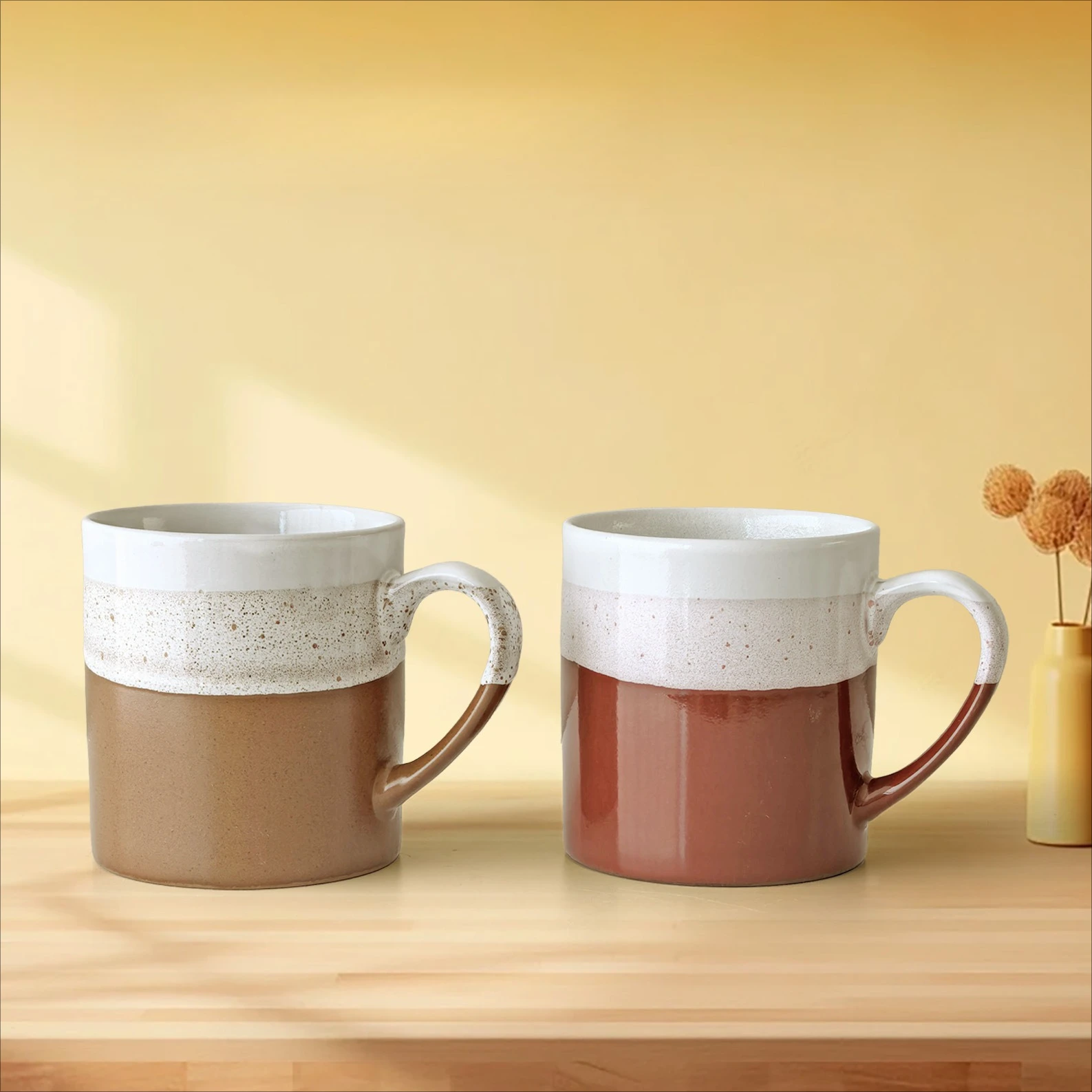 

Large Capacity Gradient Mug Underglaze Color Simple Home Water Cup Breakfast Ceramic Cup