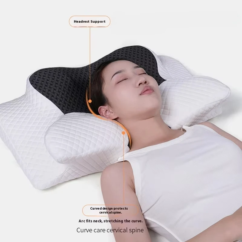 Modern ergonomic sleep cervical pillow with memory foam Class A neck support for slow rebound