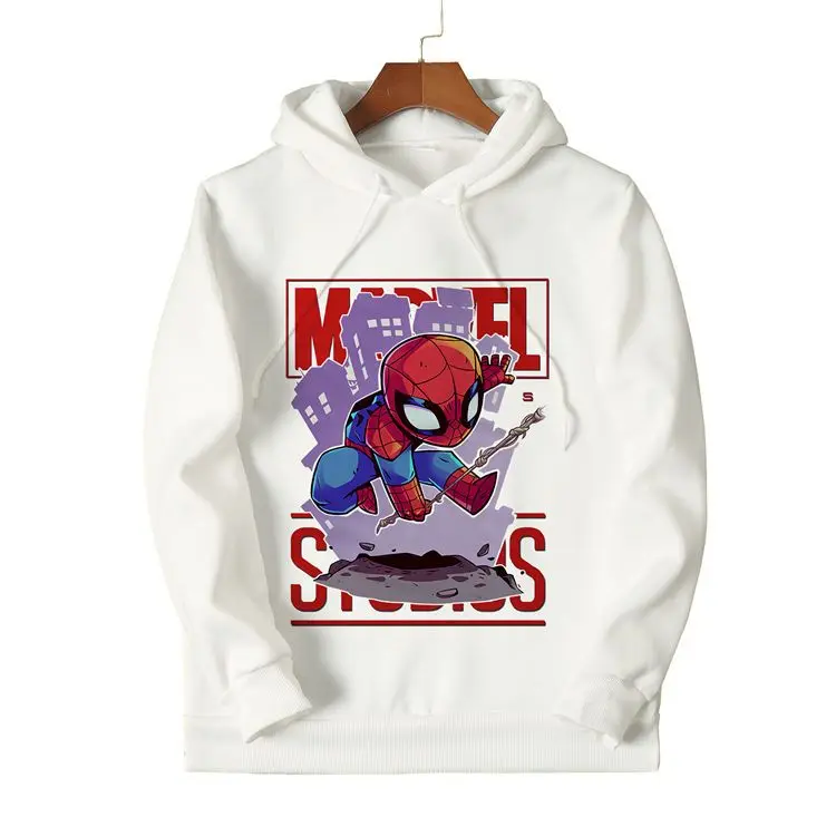 مارفل أنيمي هوديي الرجل العنكبوت ديدبول مايلز موراليس البلوز الرجال النساء للجنسين القطن مزيج بلوزة كاجوال ملابس الشارع الهزلية