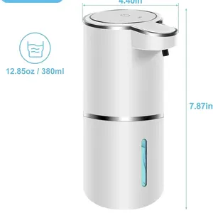 Automatic Touchless Soap Dispenser, SOAP Foam Dispenser, Rechargeable, Electric, 4 -Level Adjustable Foam, 380ml 12 MAIN SALES SOBONETE DISPENSER - №11