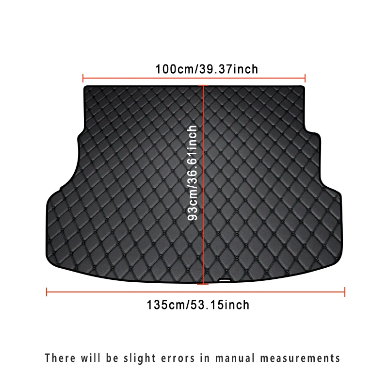 Car Trunk Mats Fit For Kia Pegas 2017 2018 2019 2020 Rear Trunk Tray Liner Cargo Pads Accessories Products Protecion Dustproof