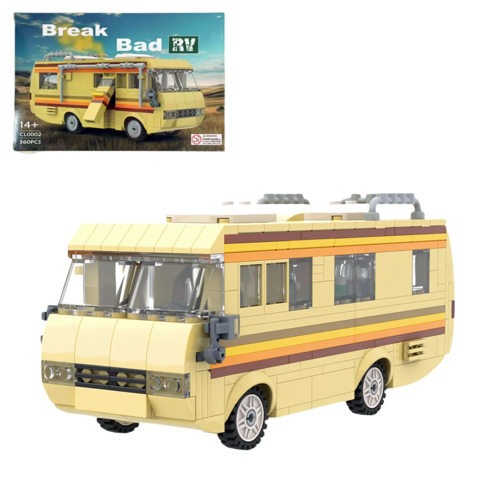 MOC Moive Series 2025 nuevo Kit de bloques de construcción de coche Breaking Bad vehículo de juguete para niños regalo de cumpleaños para chico 360 Uds